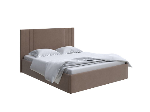 Кровать 160 на 200 Liberty - Аккуратная мягкая кровать в обивке из мебельной ткани