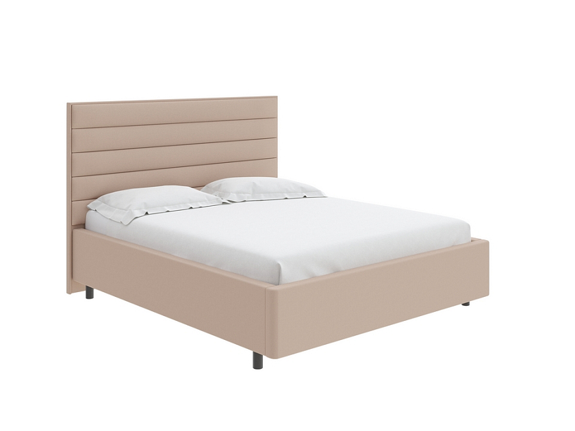 Кровать Verona 120x200 Ткань: Рогожка Тетра Розовый - Кровать в лаконичном дизайне в обивке из мебельной ткани или экокожи.