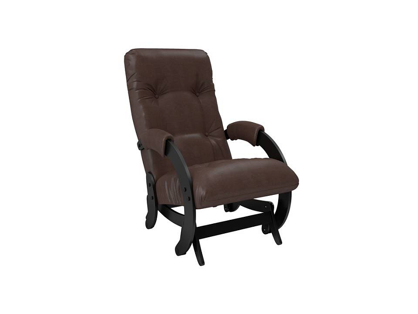 Кресло-качалка глайдер Puffy 89x60 Экокожа Vegas Lite Amber/Венге - Мягкое кресло-качалка со специальным механизмом