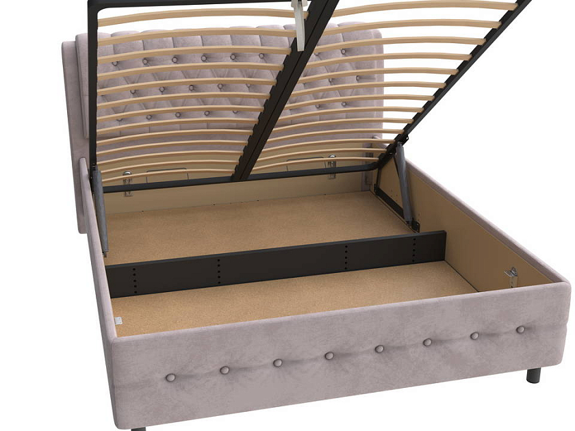 Комплект чехлов для газлифтов 5x48 Ткань Темно-серый - Чехлы для газлифтов в кроватях с подъемным механизмом