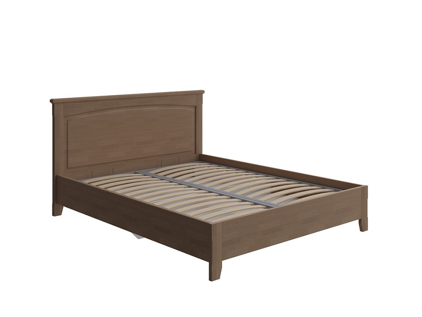 Кровать Marselle с подъемным механизмом 90x190 Массив (сосна) Антик - Кровать из массива с ящиком для хранения