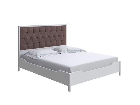 Двуспальная кровать Vester - Современная кровать со встроенным основанием