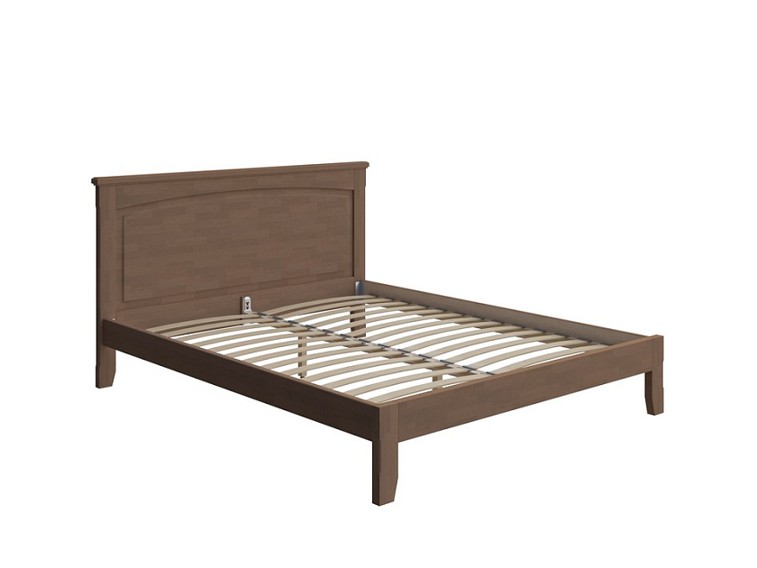 Кровать Marselle-тахта 90x200 Массив (береза) Антик - Деревянная кровать со встроенным основанием